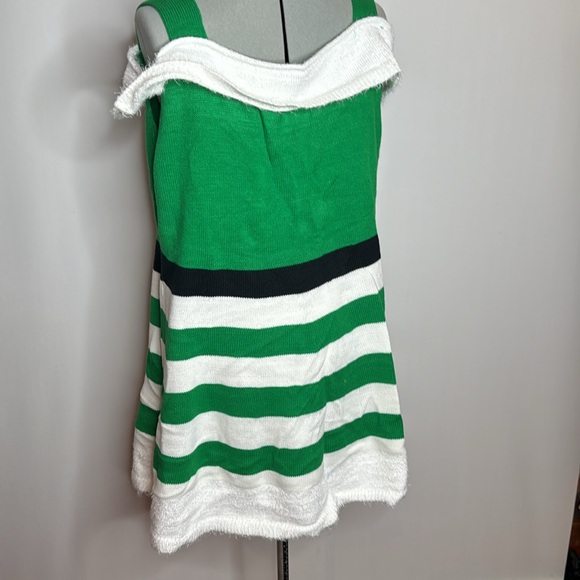 Planet gold elf plus size ugly sweater dress for women size 2X Christmas - Picture 6 of 9